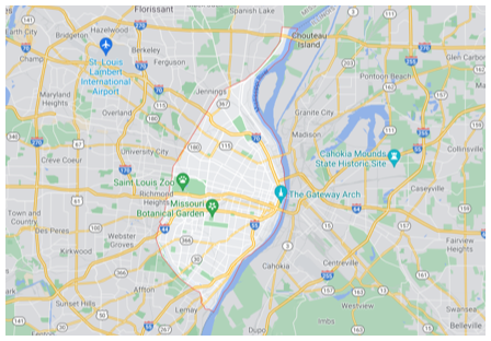 St. Louise Map